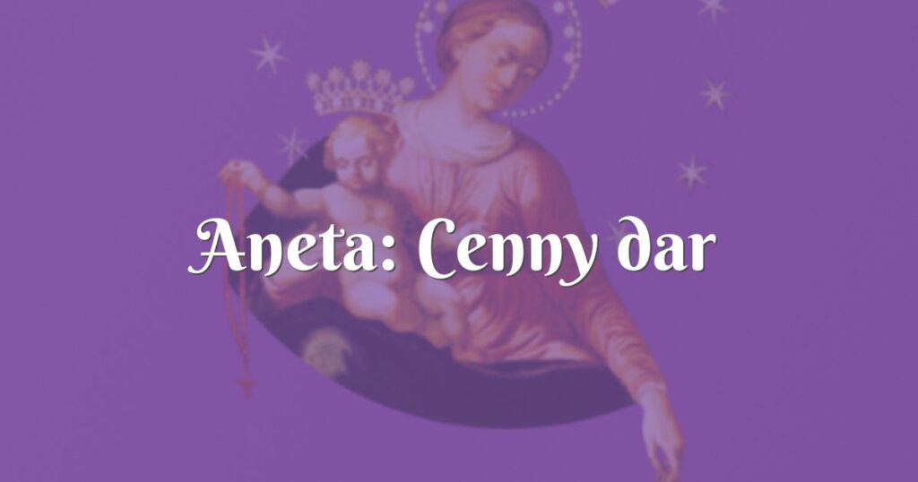 aneta: cenny dar