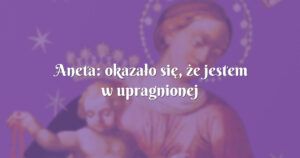 aneta: okazało się, że jestem w upragnionej ciąży!!!