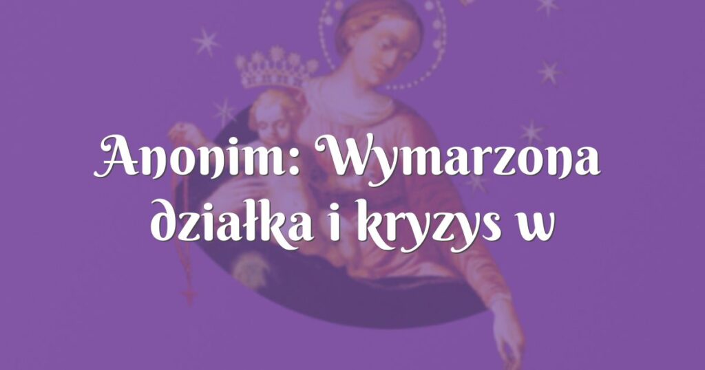 anonim: wymarzona działka i kryzys w małżeństwie