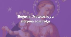 bogusia: nowożeńcy z sierpnia 2015 roku