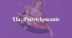 ela: podziękowanie