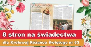 8 stron na swiadectwa dla krs 63 krolowa rozanca swietego