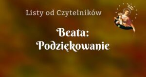 beata: podziękowanie