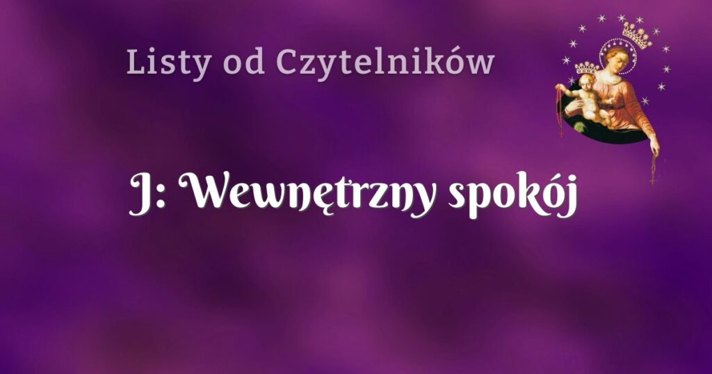 j: wewnętrzny spokój