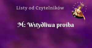 m: wstydliwa prośba