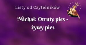 michał: otruty pies żywy pies