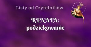 renata: podziekowanie