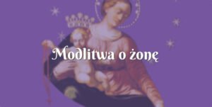 modlitwa o żonę